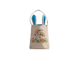 Toon details voor SUBLI Easter Bunny Bag Blue - formaat 29 x 34 cm. Afbeelding van SUBLI Easter Bunny Bag Blue - formaat 29 x 34 cm.